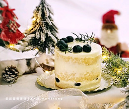 圣诞蓝莓蛋糕#令人羡慕的圣诞大餐#的做法