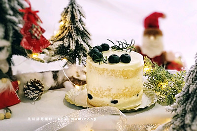 圣诞蓝莓蛋糕