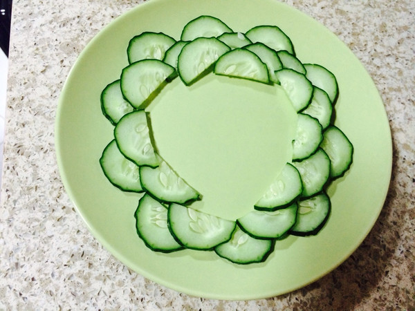 黄瓜冷盘造型做法图片