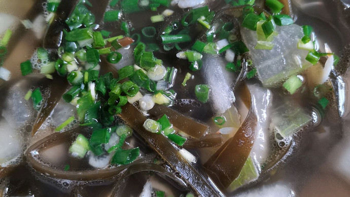冬瓜海带虾皮汤
