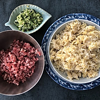 #母亲节，给妈妈做道菜# 酸菜猪肉蒸饺的做法图解1