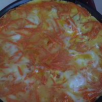 胡萝卜鸡蛋饼#美的早安豆浆#的做法图解5