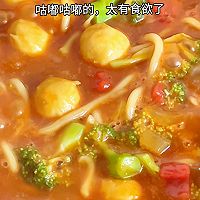 咖喱鱼蛋乌冬面的做法图解6