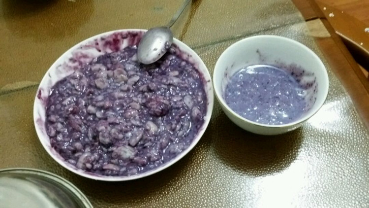 蓝莓芋头的做法