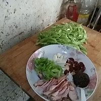 腊肉豆角的做法图解2