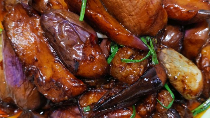 双酱油渣烧茄子