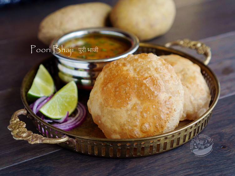 【油饼与土豆马萨拉】Poori Bhaji的做法