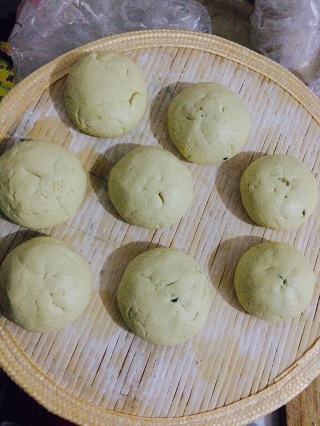 黏米面菜包的做法图解3