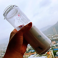 #“果”然有道#紫薯碧根果奶昔的做法图解4