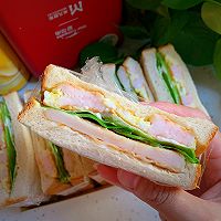 鸡肉虾仁三明治的做法图解11