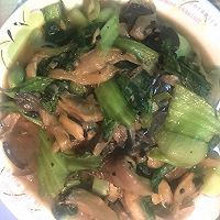 蘑菇炒油菜的做法图解9