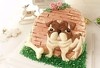 狗狗3D手绘立体场景蛋糕的做法