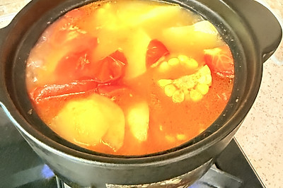 番茄薯仔牛骨汤（长高高ABC汤）