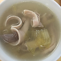 咸菜猪肚汤的做法图解5