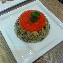 榄菜蟹籽牛肉炒饭