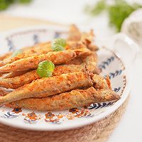 #万物生长 营养尝鲜#香炸多春鱼的做法图解1