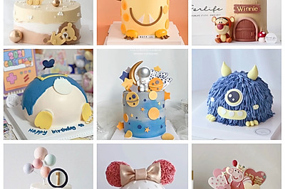 ［80张］全网最全超可爱儿童蛋糕图片合集
