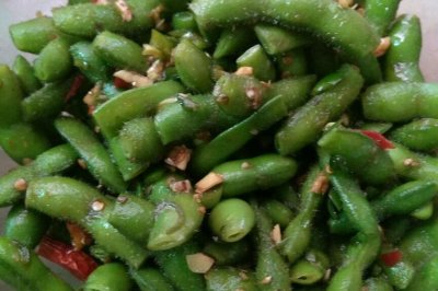 凉拌毛豆