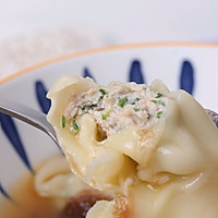 #鸡汁入家宴 感恩正当“食”#荠菜鲜肉馄饨 冬日的温暖早餐的做法图解11