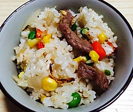 樱花虾炒饭|养老公不重样的做法