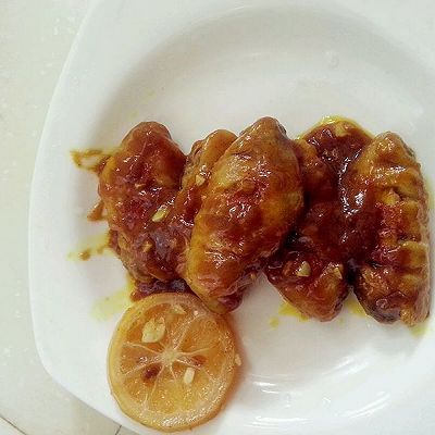 自制柠檬咖喱鸡翅