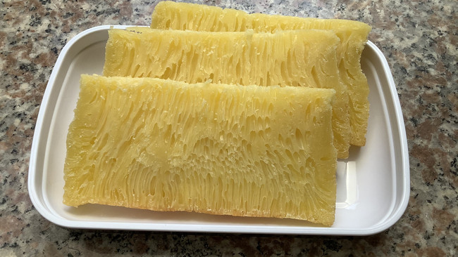 奶香魚翅紋黃金糕（家庭版）的做法