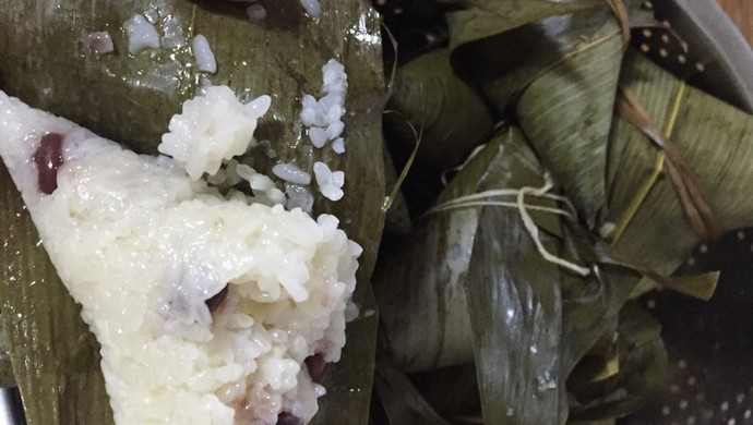 红豆香肠粽子