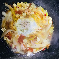 减肥低脂娃娃菜豆腐虾仁番茄汤的做法图解3
