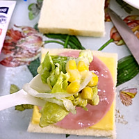 海苔芝士三明治-10分钟快手早餐#百吉福食尚达人#的做法图解6