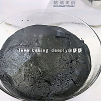 黑芝麻蛋黄月饼❗自制黑芝麻馅的做法图解11