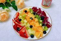 五彩水果沙拉的做法