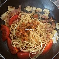 培根口蘑焗意面的做法图解5