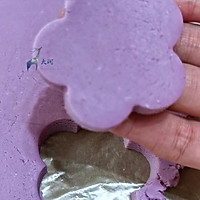 清香软糯豆乳紫薯饼的做法图解3