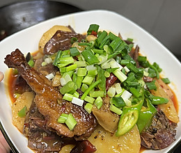 土豆焖烤鸭的做法
