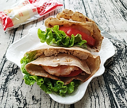 #丘比三明治# 荞麦卷饼轻食三明治的做法