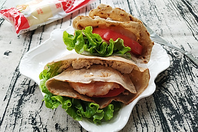 荞麦卷饼轻食三明治