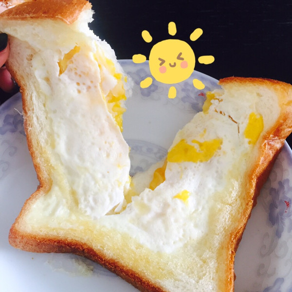 快手早餐——鸡蛋芝士面包片