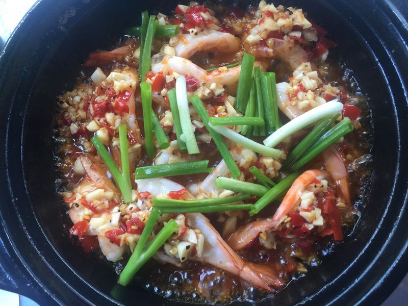 Shrimp with garlic
