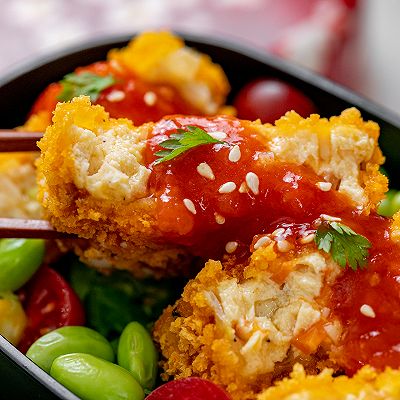 豆腐能有什么坏心思，不过是想假装麦乐鸡罢了！