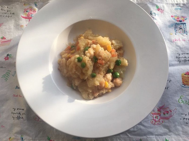 鲜虾烩土豆泥的做法