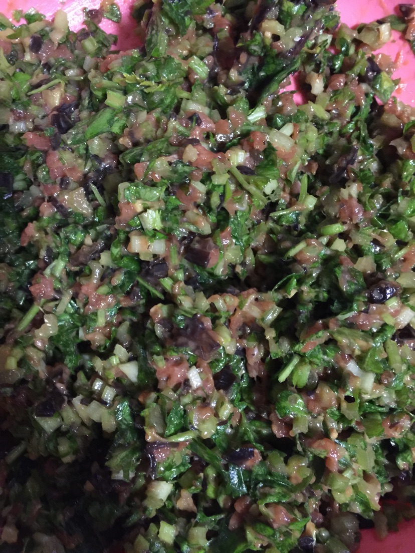 芹菜肉包的做法图解3