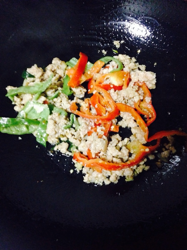 肉末豆皮的做法图解6
