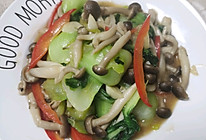 蟹味菇炒油菜的做法