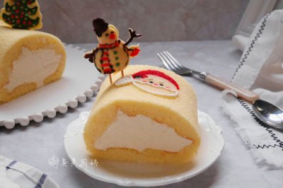 圣诞彩绘蛋糕巻－圣诞烘趴 为爱起烘