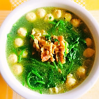 家常菜「羊肉鱼丸茼蒿汤」的做法图解6