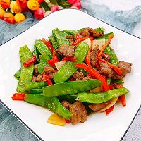 黑椒牛肉荷兰豆#童年不同样，美食有花样#的做法图解9