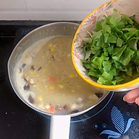 香菇鸡肉燕麦粥的做法图解9
