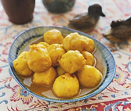 小食-咖喱鱼蛋的做法