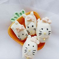 Hello Kitty刀切小馒头（详细制作法）的做法图解18