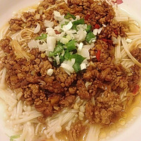 肉末蒜蓉蒸金针菇的做法图解9